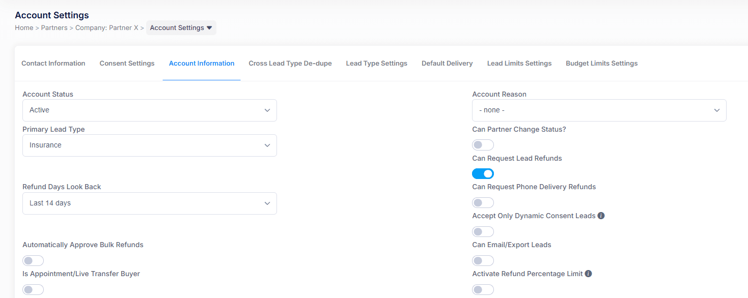 Account Status & Basics